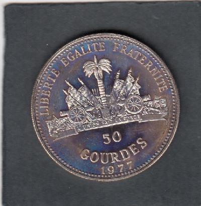 Beschrijving: 50 Gourdes SOCCER 78